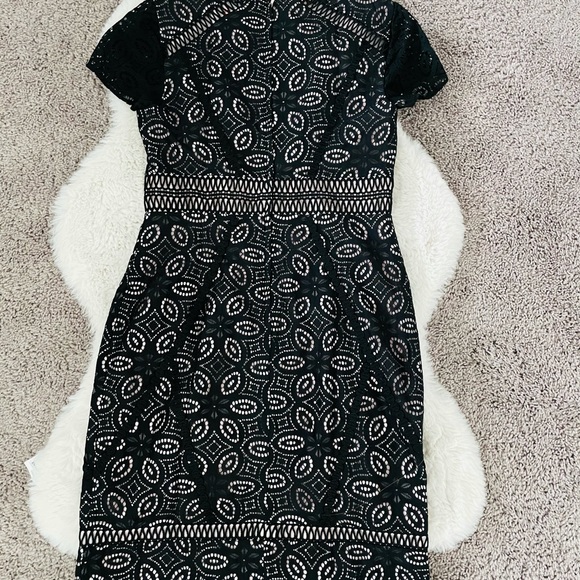 NWT Lilly Pulitzer Suzanne Shift Lace Dress in Onyx Black - Picture 4 of 7